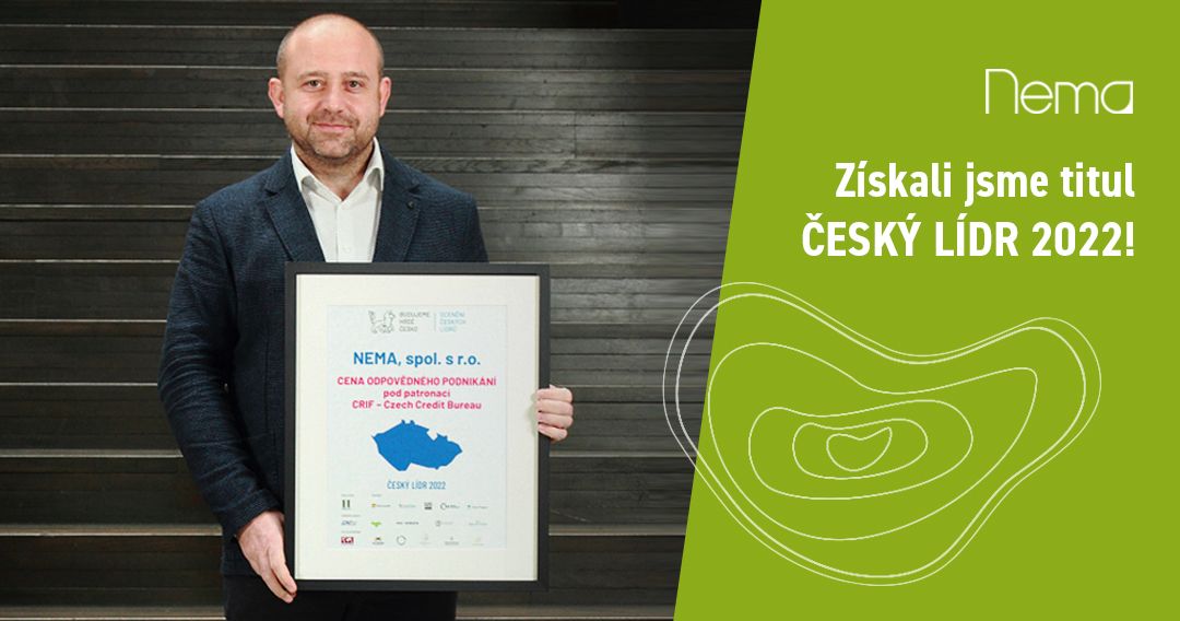 Budujeme Hrdé Česko! V Nemě jsme získali Ocenění českých lídrů!